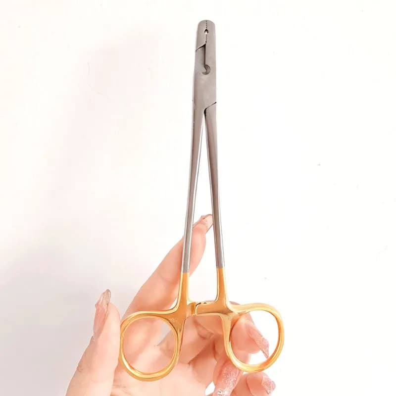 1pcs Lab Wire Pliers, Wire Ligation Pliers, Multifunctional Wire Scissors, Perforators s