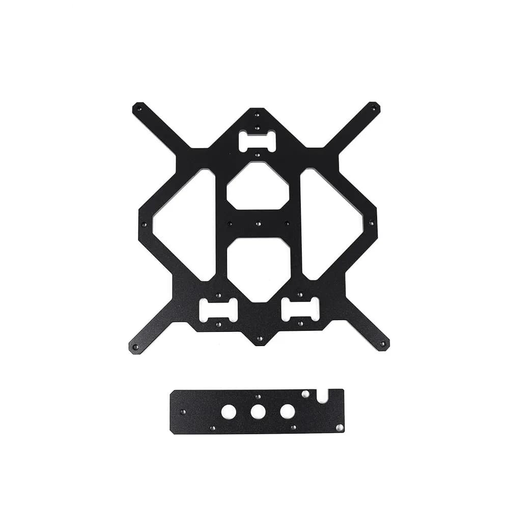 FOR 3d Prusas Minis Y Platform CNC Aluminum Alloy Hot Bed Platform Plate Side Plate Baseplate 5MM