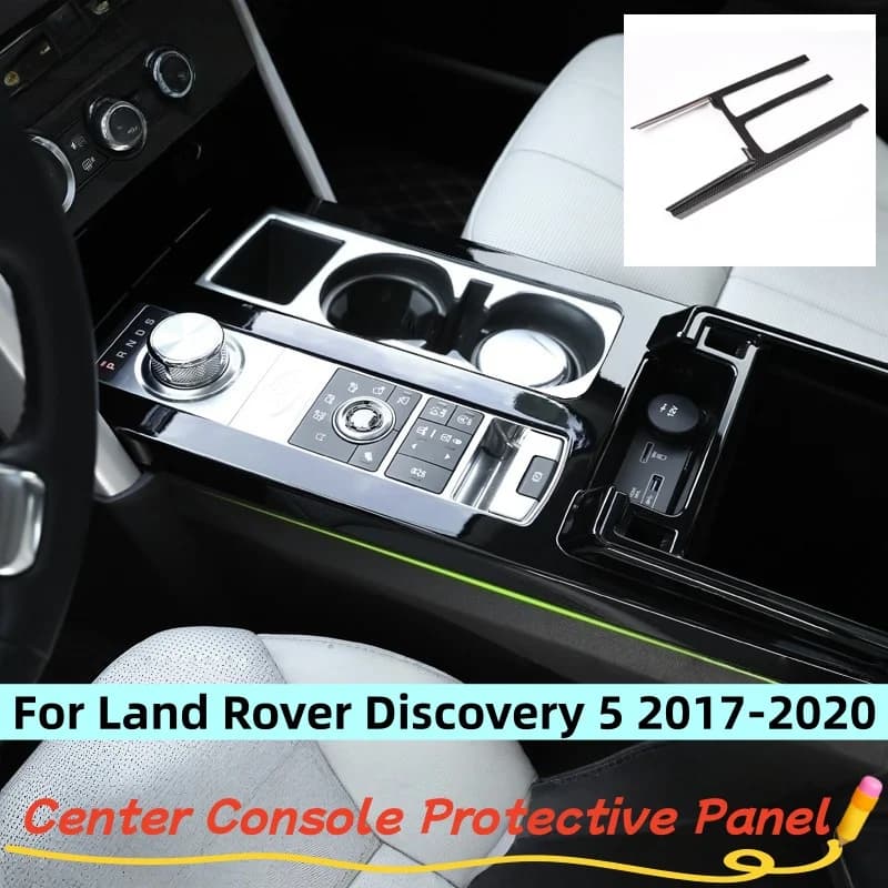 For Land Rover Discovery 5 L462 LR5 2017-2020 Car Interior Central Console Panel Frame Cover Styling Moldings Auto Accessories