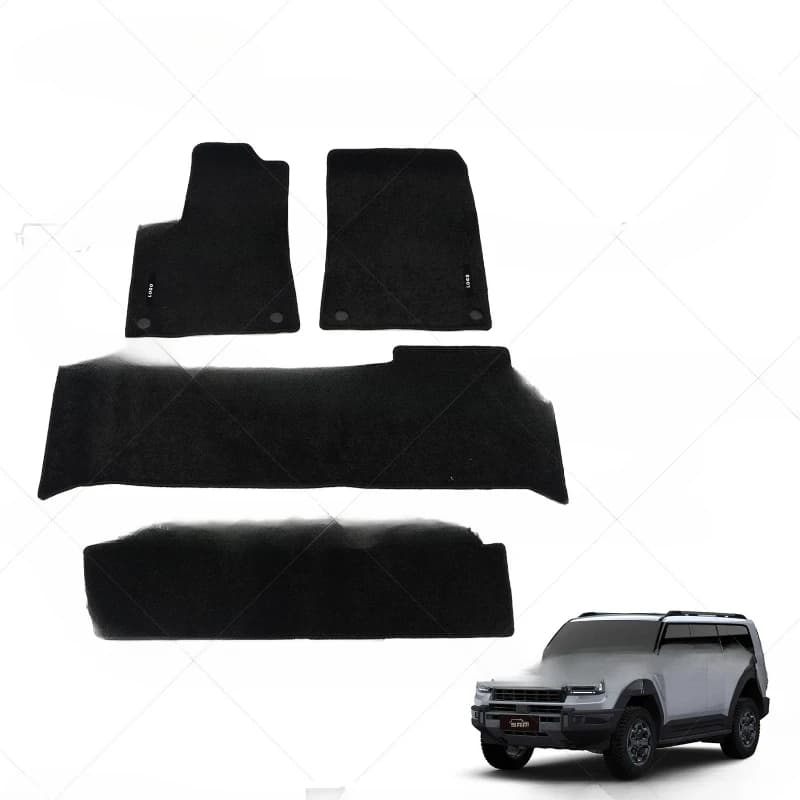 Car 3pcs anti-skid flocking car carpet floor mat Jet G700 2025 car floor mat interior accessories