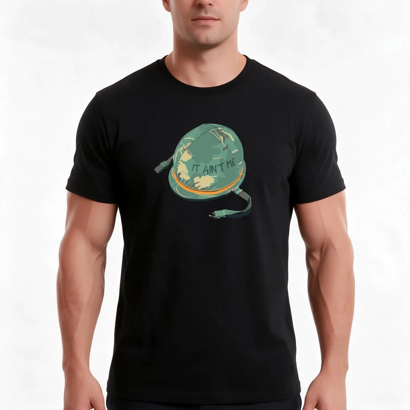 It Ain't Me T-Shirt, Summer Casual Cotton Tee, Oversized Streetwear Tops, Vintage Graphic Print, Loose Fit Short Sleeve