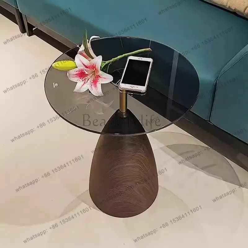 Quality Classy Coffe Tables Glass Design Metal Dopamine Modern Living Room Table Round Smart Cute Mesa De Centro Sala Furniture
