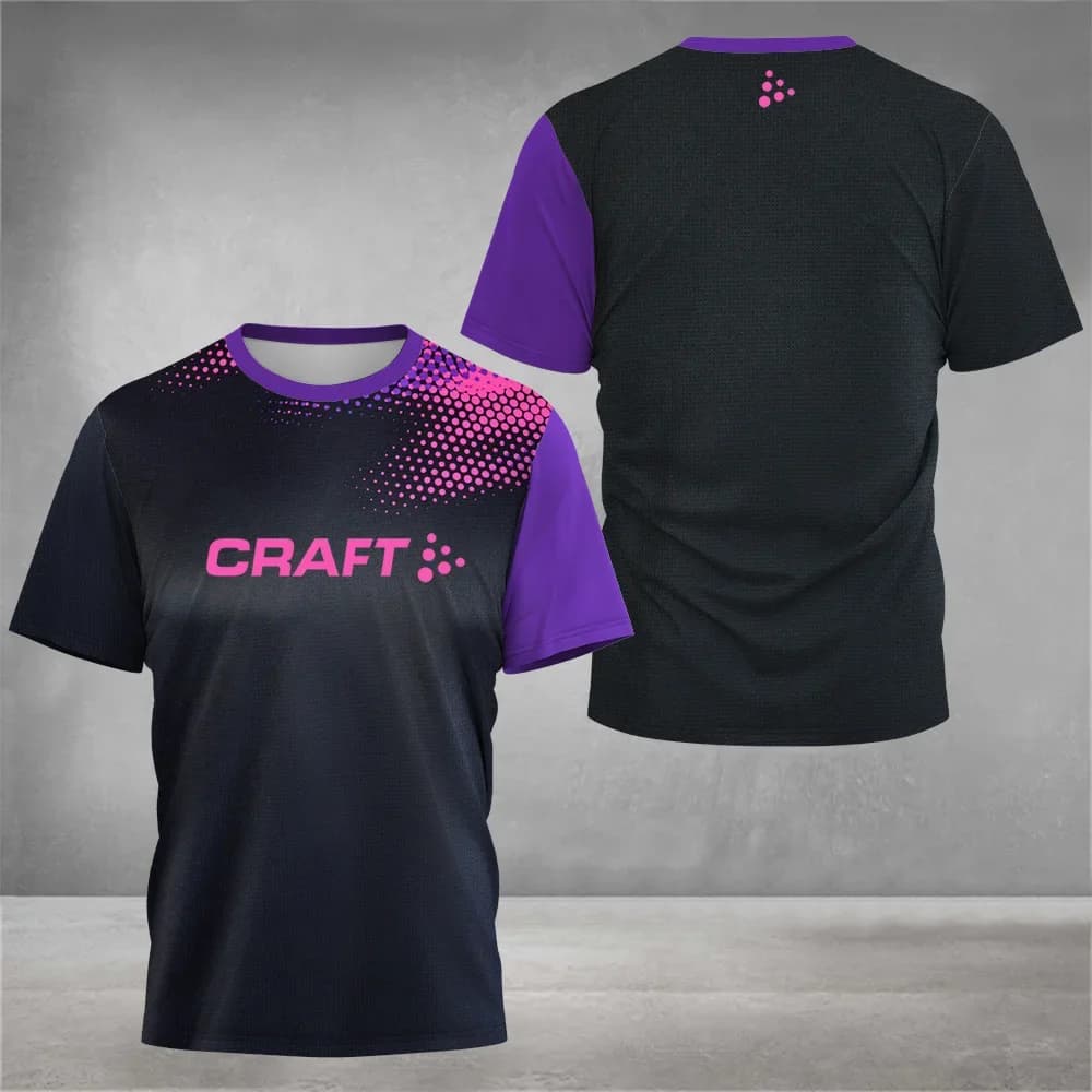 2026 new men's hiking sports letter print comfortable and breathable round neck T-shirt summer outdoor casual top