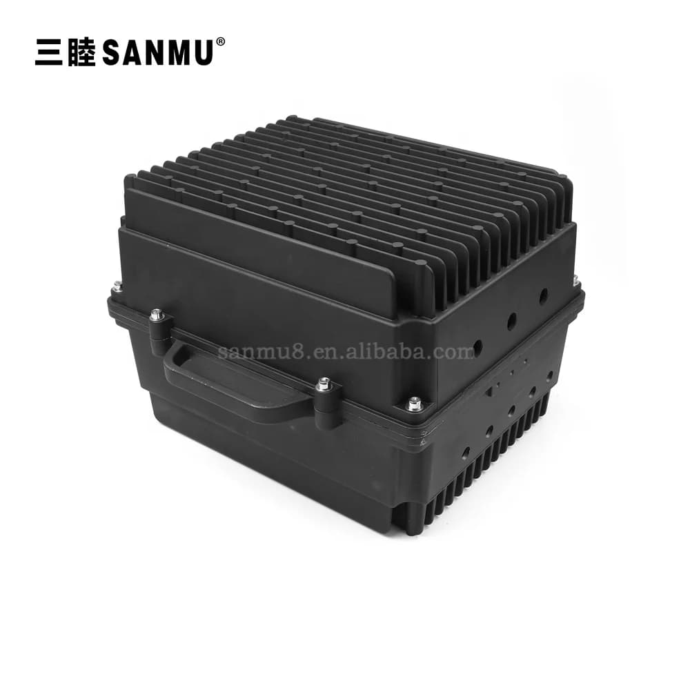A-030:400*320*182.5MM Aluminum Box Junction Box Extended Cooling Rib Gateway Amplifier Shell