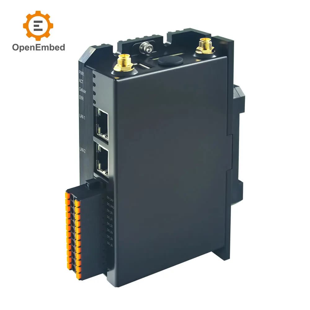 OpenEmbed Edgebox-P4C6 ESP32-P4 Programming Logic Controller CAN BUS With CAN-FD Ethernet GPS WIFI 4G Analog Signal PLC Control
