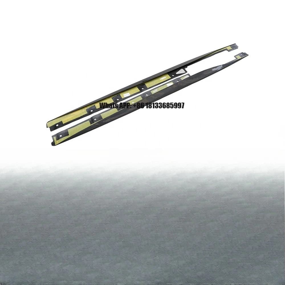 Style Dry Carbon Fiber Car Side Skirt Splitter for Ferrari 458 Coupe 2-Door Sideskirts