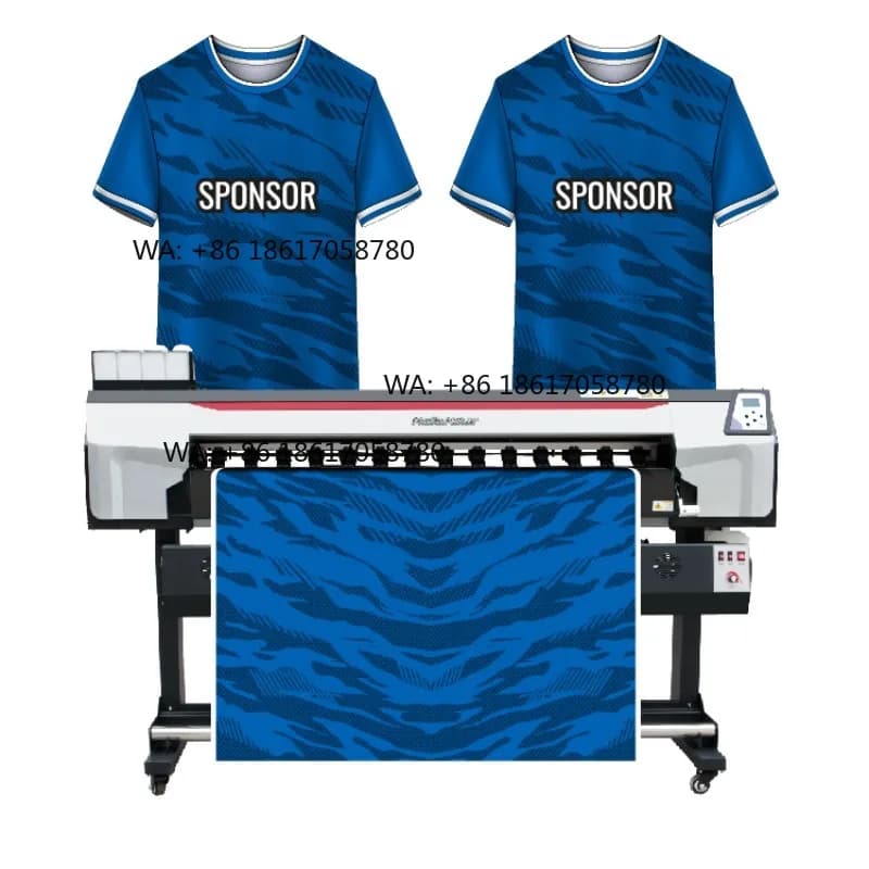 1.6m Large Format Sublimation Printer Home Textile Polyester Printing Machine Digital Jersey Sportswear Heat Transfer Printer
