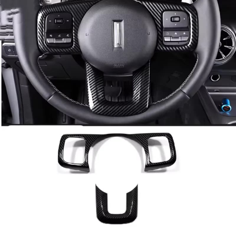 For WEY GWM Tank 300 T300 2022-2024 Car seat adjustment button cover steering wheel sticker decoration anti-scratch protection