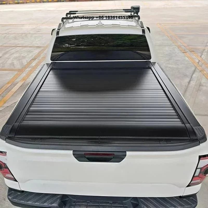 For 5.5ft Pickup Truck Bed High Quality Waterproof Aluminum Retractable Roller Shutter Tonneau Cover