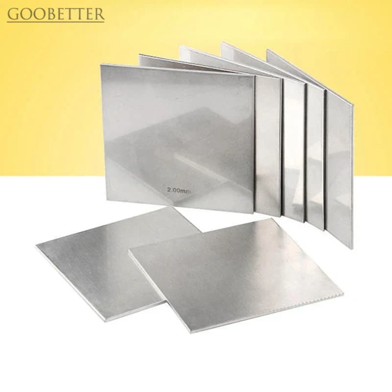 301 Stainless Steel Plate 0.01-3mm Thick 100/200/300mm Width 100/500mm Length Square Sheet Custom Size