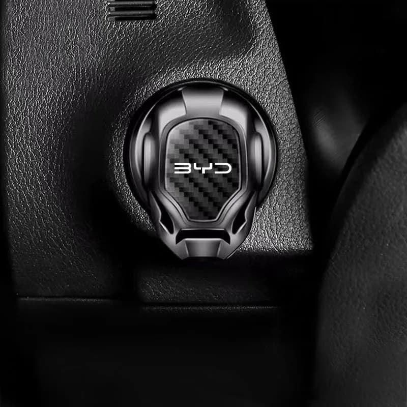 Car Push Start Button Protective Cover Decoration Suitable for BYD Song Pro QIn PLUS Max Yuan EV Seal Dolphin Atto3 Tang