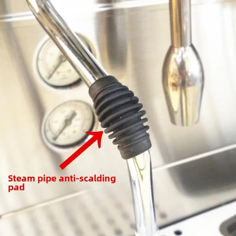 2Pcs For RANCILIOs coffee machine steam rod anti-scalding rubber sleeve steam pipe anti-scalding pad thread anti-scalding sleeve