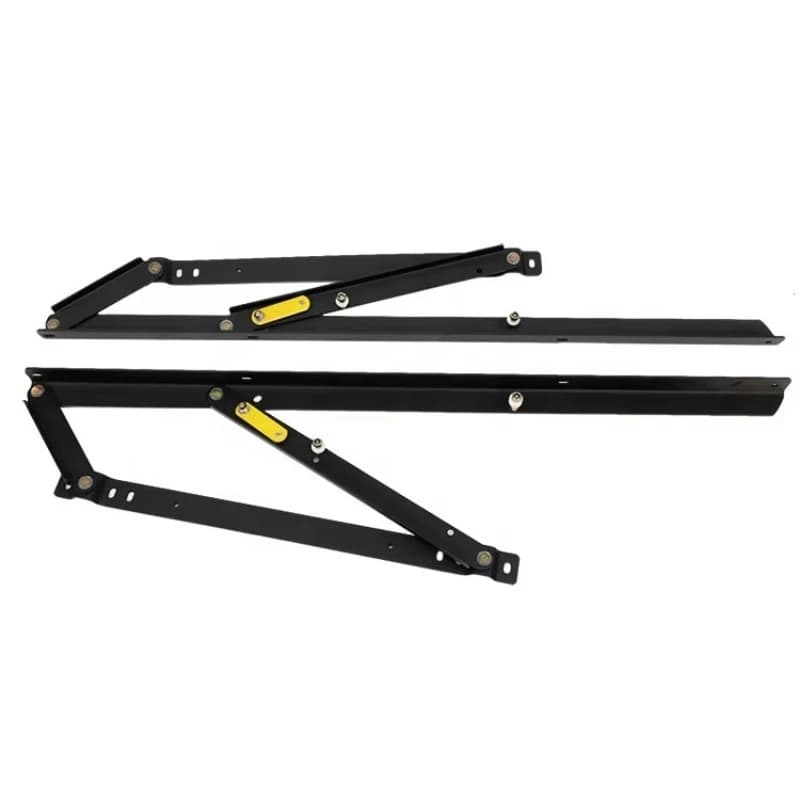 Living Room 1070mm Furniture Hinges Metal Lift Bed Mechanism Airless Spring