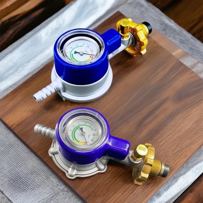 LPG Gas Tank Cylinder Low Pressure with Meter Explosion-proof Pressure Reducing Valve Gas Valve Pressure Regulator Valve