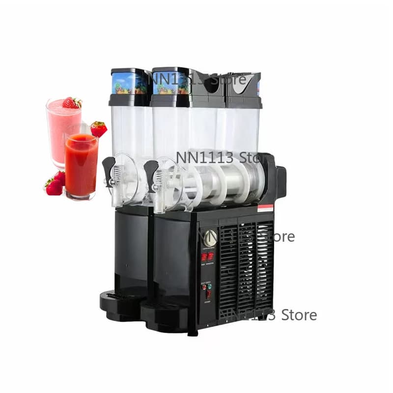 Machine Slush a Vendre Beverage Factory  3 Tank Frozen 12l Commercial Slush Machine High Efficiency Multi-Function