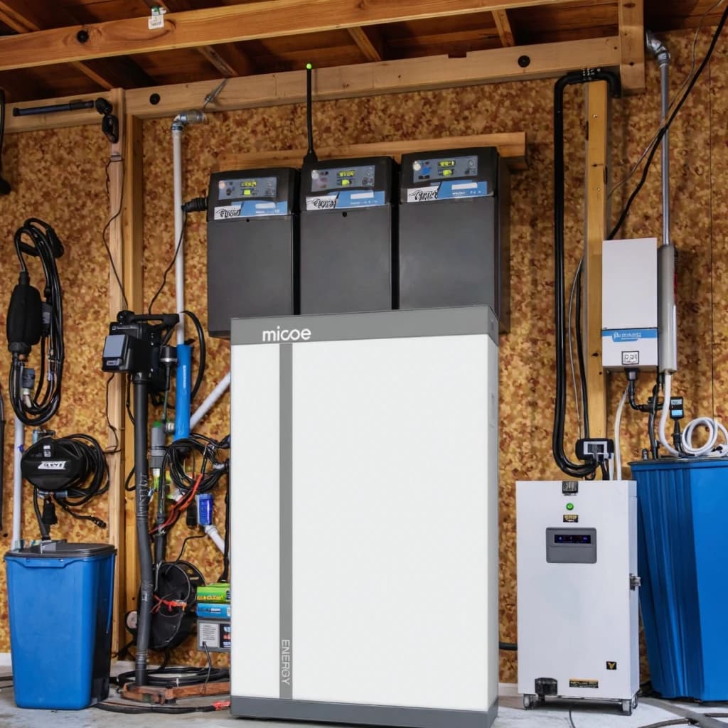 Wall-Mounted Ion Battery Pack for Home Use 200Ah 100Ah Solar System Energy Storage