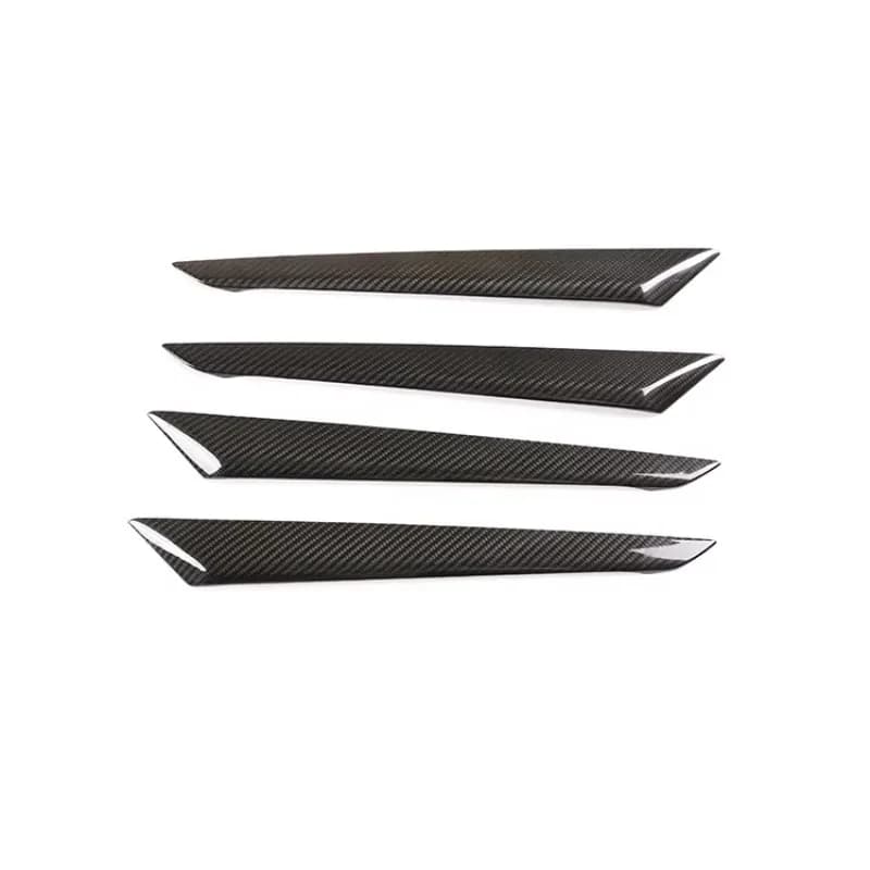 Dry Carbon Fiber Auto Interior Decorative Door Panel Trims for 2014-2019 Maserati Ghibli