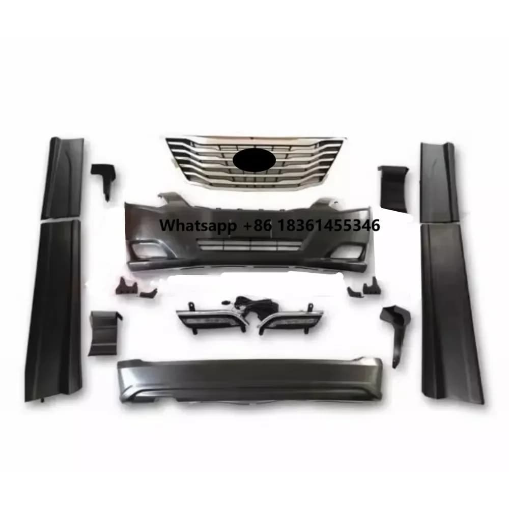 For Kona H1 2008-2017 Modified New Style Auto Accessories Front Rear Bumper Side Skirt Grille Mask Fog Lamp Assembly