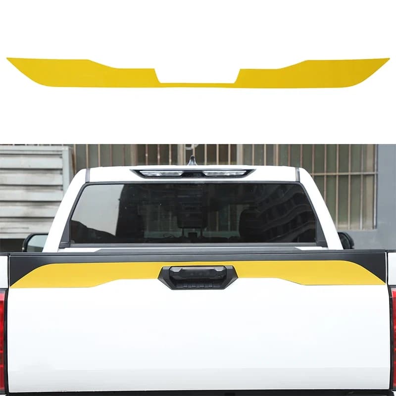 For Toyota Tundra 2022-2025+ PVC black car styling car tailgate pull flower film sticker car exterior protection accessories