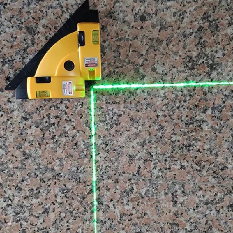 1PCS Vertical and Horizontal Nivel Laser Level 90 Degree Horizontal Laser Line Right Angle Projection Measurement Tool