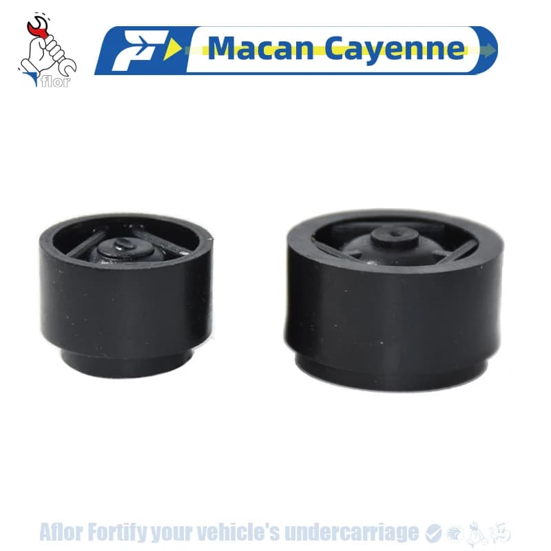 For Porsche macan Cayenne Engine Decorative Cover Rubber Sleeve Upper Cover Plate Rubber Pier Engine Hood Shock Absorber Pad