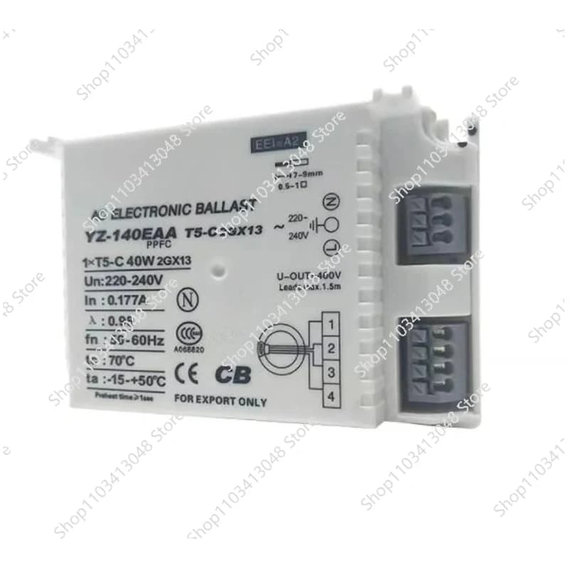 YZ-140EAA  40W AC 220-240V  Fluorescent Lamp Electronic Ballast For T5 Ring Lamp Standard Reator
