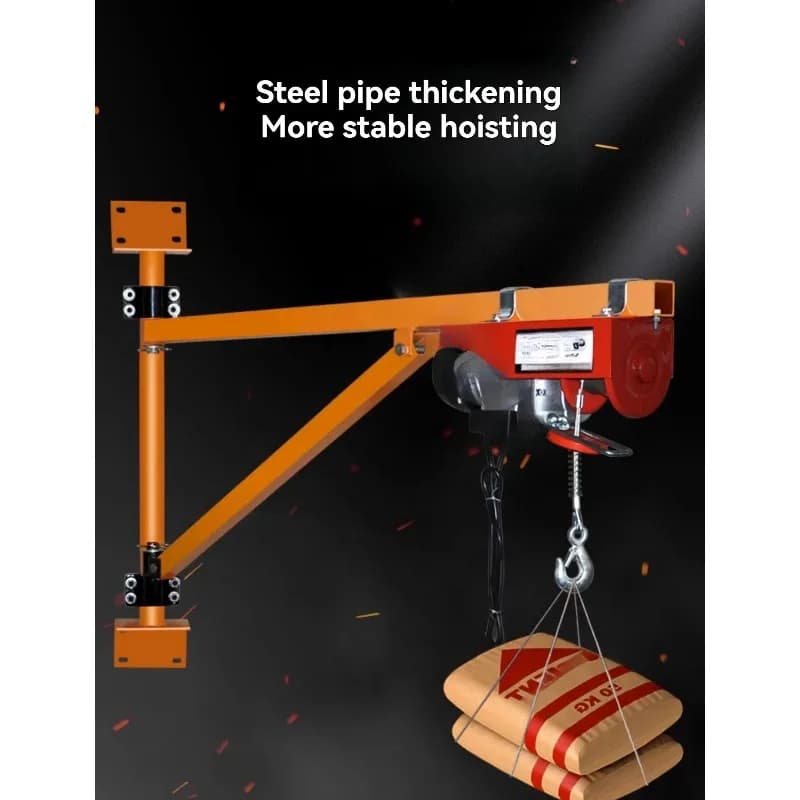 Electric Cranes and Portable Household Small Fixed Bracket Cranes Used for Lifting Building Materials