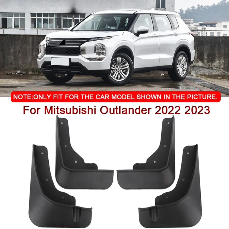 For Mitsubishi Outlander 2022 2023 2024 Car Styling Car Mud Flaps Splash Guard Mudguards MudFlaps Front Rear Fender Accessories