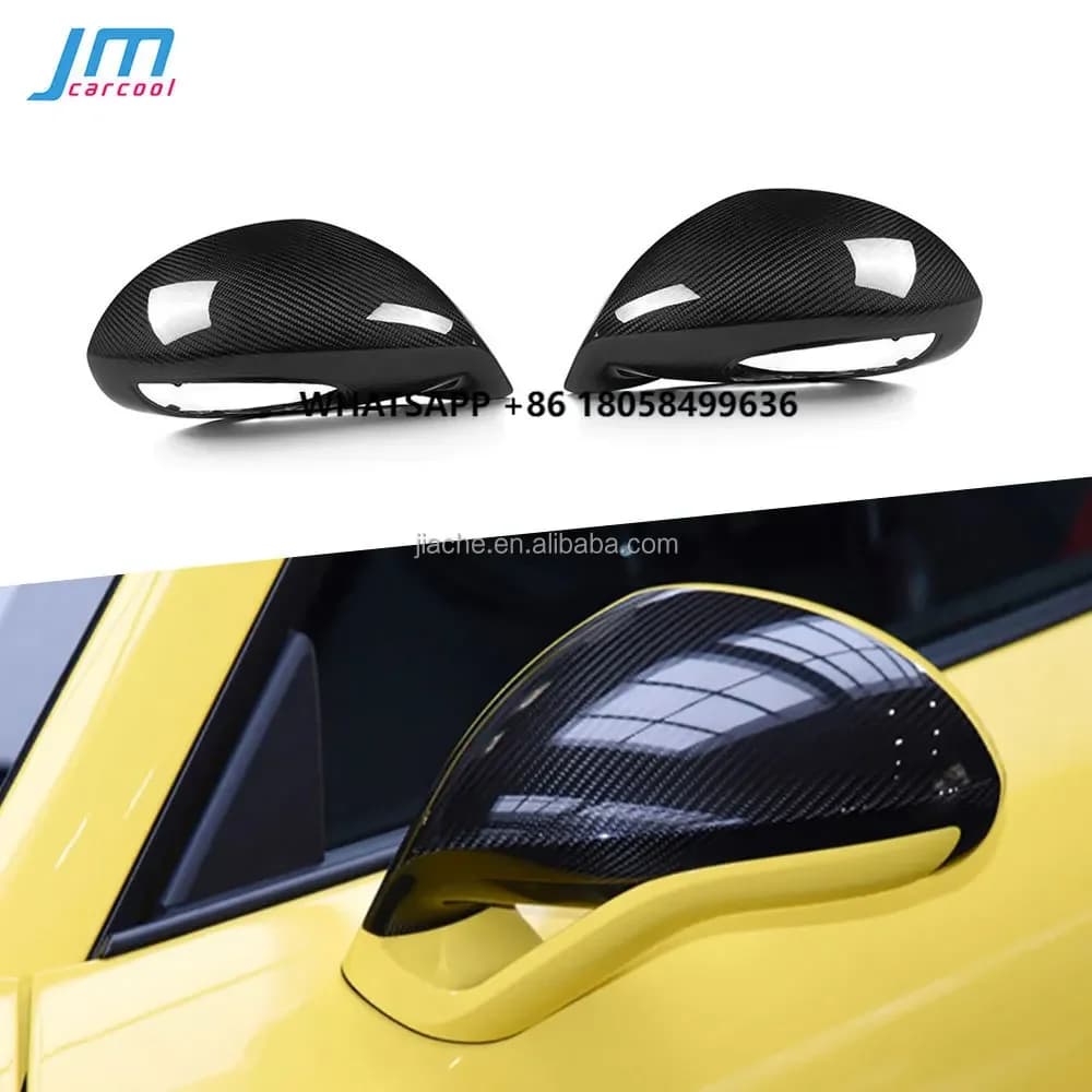 Dry Carbon Car Side View Mirror Cover for Porsche Cayman Boxster 981 991 Sport 2013-2016 Car Decoration