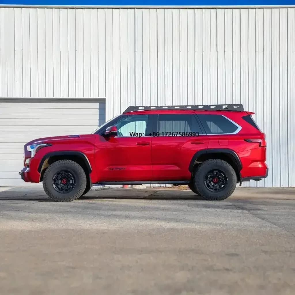 Cut High Strength Steel and Lightweight Aluminum Roof Rack Suitable for Sequoia 3rd Gen 2023+