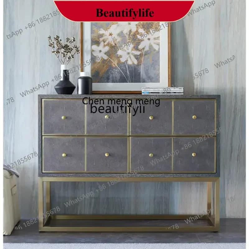 D178 Y yj Modern Light Luxury Solid Wood Four-Bucket Cabinet Bedroom Five-Bucket Cabinet Cabinet Living Room Simple Locker