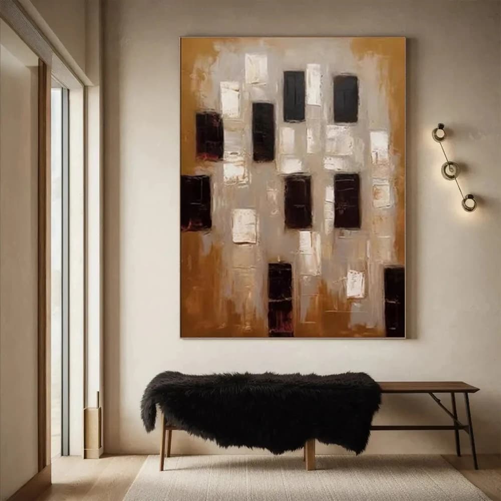 High quality hand-painted animal oil painting modern abstract canvas paint for office home living room decor wall art Picture