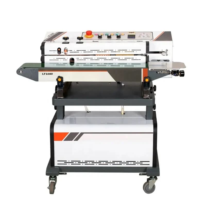 LF1080B continuous vacuum suction nitrogen flushing bag sealing machine
