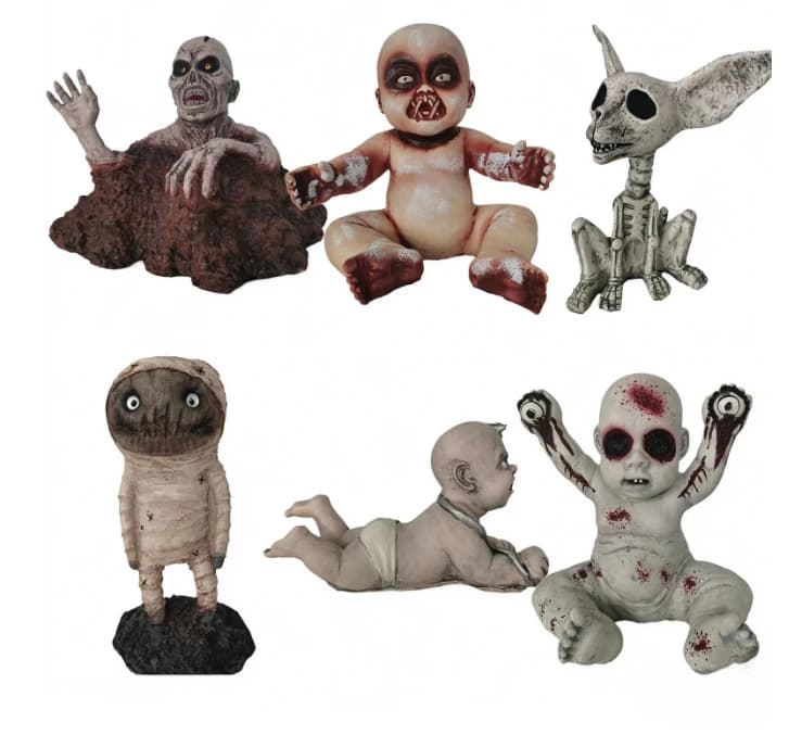 Creative Halloween Multi Style Ghost Ornaments Animal Atmosphere Living Room Decoration Handicrafts Ornaments Gifts