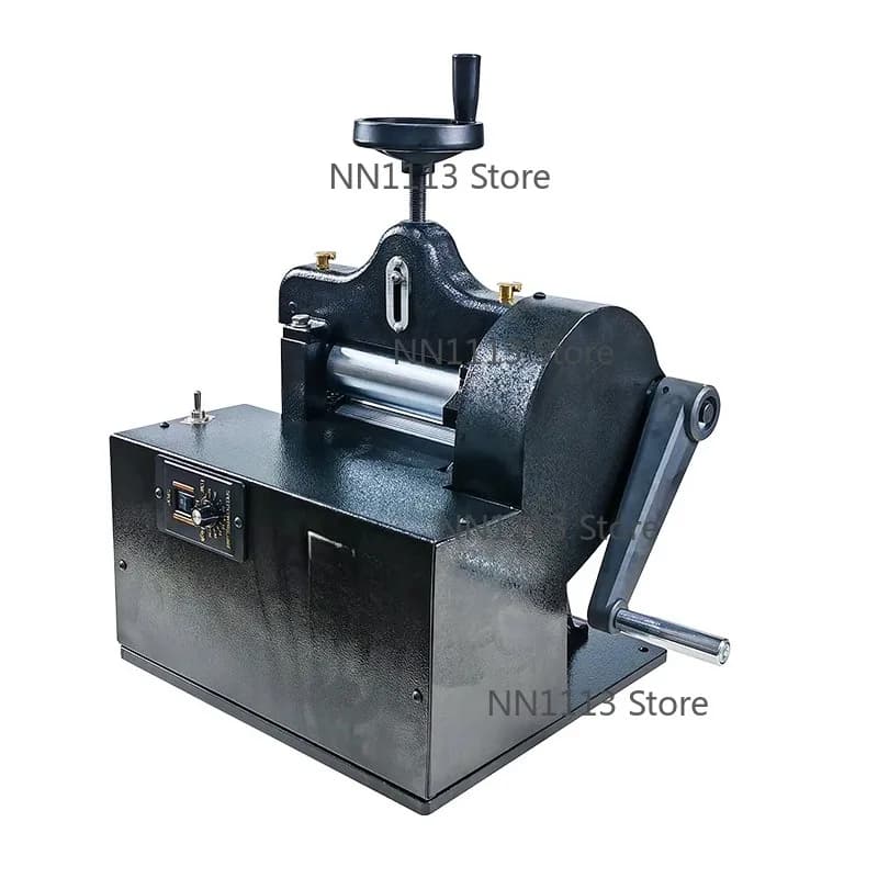 Leather Production Small Workshop Manual Leather Splitting Machine With Band Knife