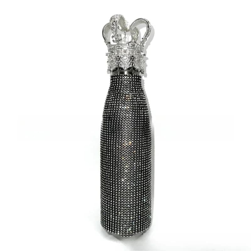 Large capacity crown thermos cup high-value creative water cup Internet celebrity rhinestone cup gift