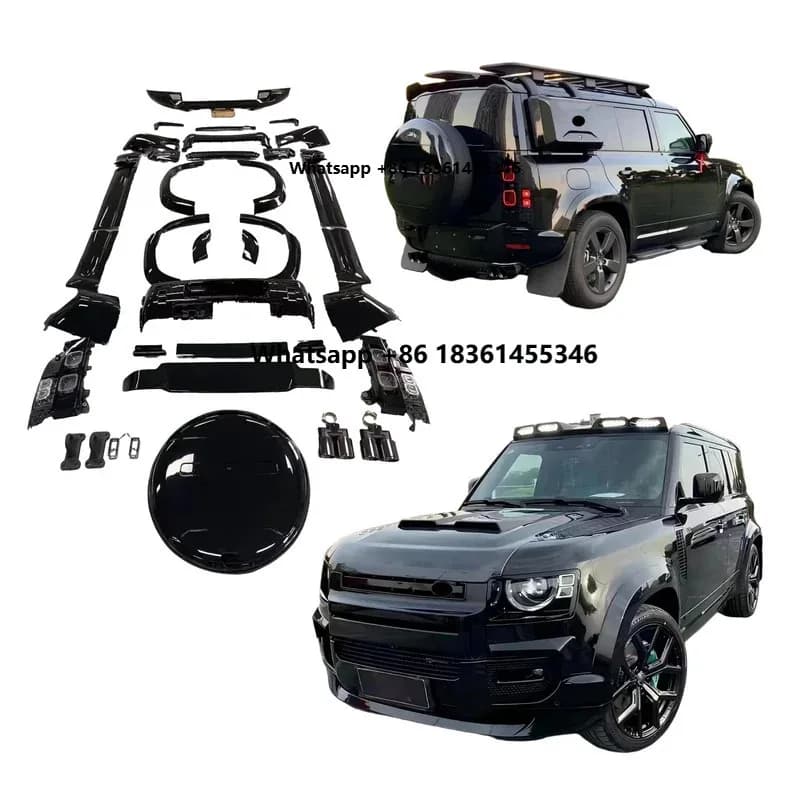 For  Defender L663 New Defender 90/110 UPGRADE to BLACK 007 Style Bumper Exterior Accessories Factory Price Body Kit