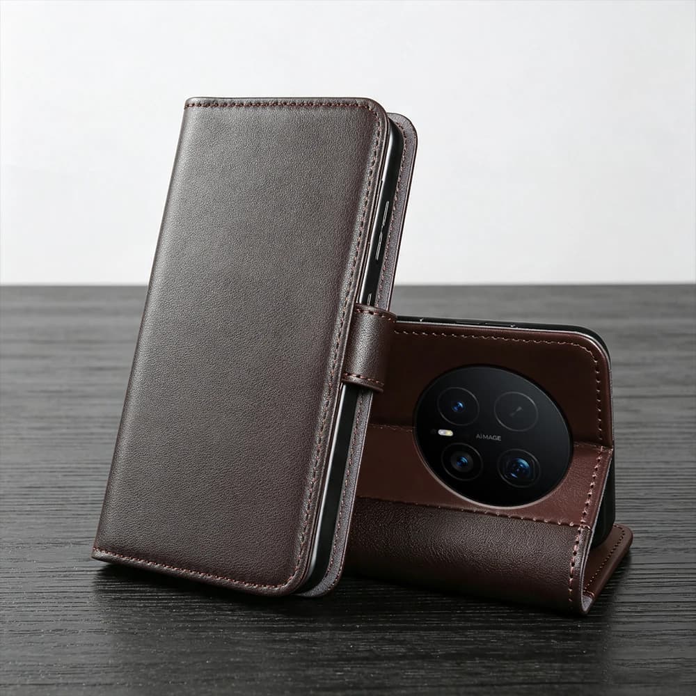 Calf Genuine Real Leather Flip Cover Case For Honor Magic 8 Pro Lite Magic8 500 600 Pro Phone Case Wallet Protective Coque Funda