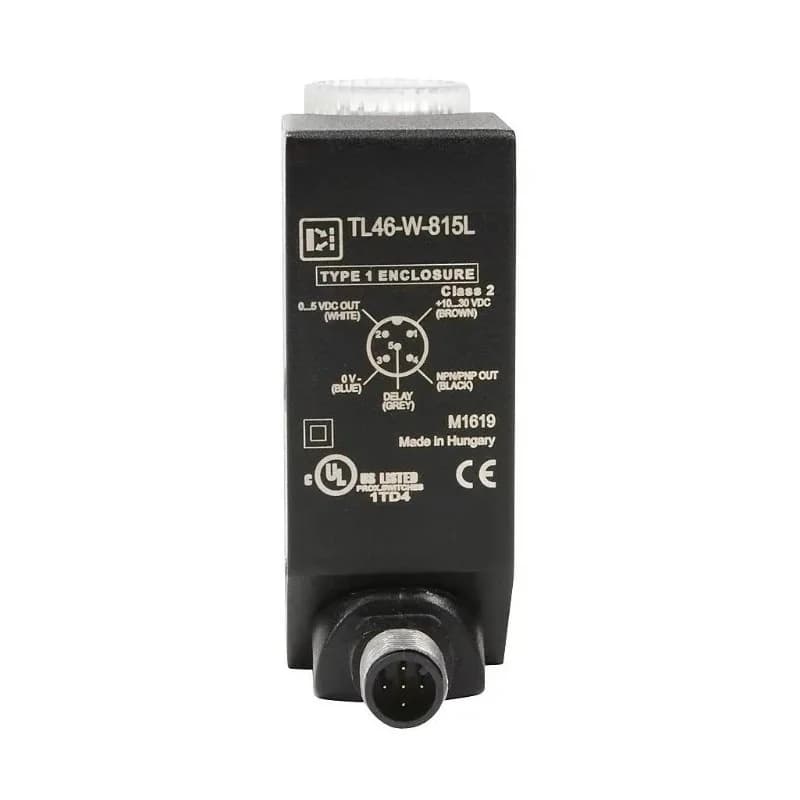 New Original TL46-WL-815 Rectangular Contrast Sensor: 6-12mm Range Diffuse