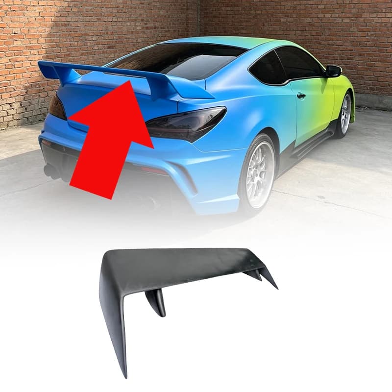 For 09‑16 Hyundai Coupe 326 Upgrade Style Rear Wing Spoiler Car Trunk Lip Bodykit Mod Part Performance Automobile Exterior