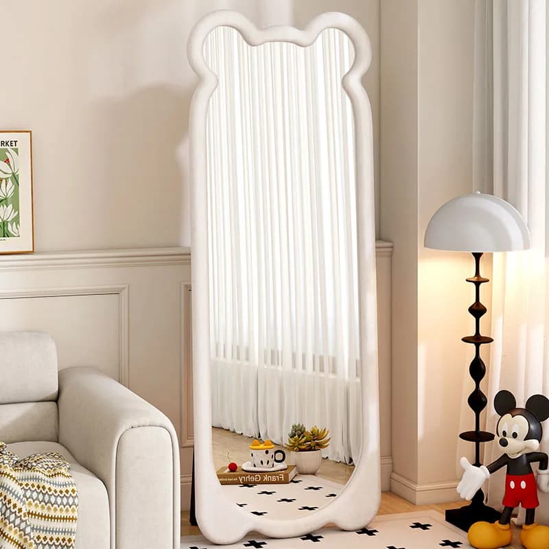 Makeup Decoration Mirror Modern Funky Standing Full Body Living Room Nordic Mirror Aesthetic Floor Espelhos Home Decorations