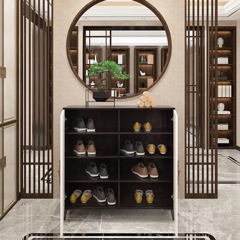 Creative Unique Shoe Rack Large Dust Proof Storage Cabinet Hallway Organizer Shoe Rack Luxury China Sapateira Home Furniture