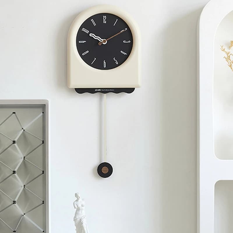 T*-Fashion Minimalist Clock Wall Modern Interior Aesthetic Modern Design Nordic Wall Clocks Simple Creative Wanduhr Home Decor