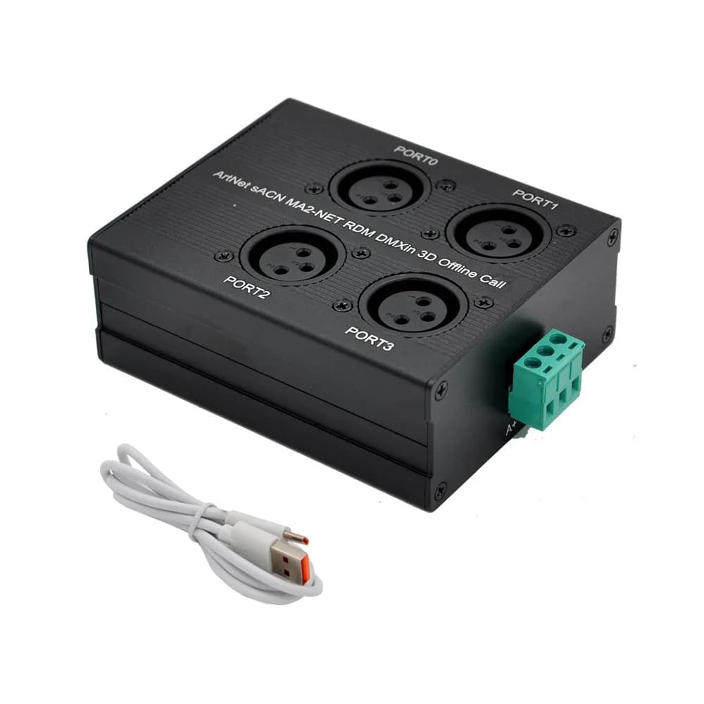SL04 Super Stage Artnet Light Controller DMX512 Built-in 54 Kinds of RGB Effects Support for ARTNET/SACN Protocols