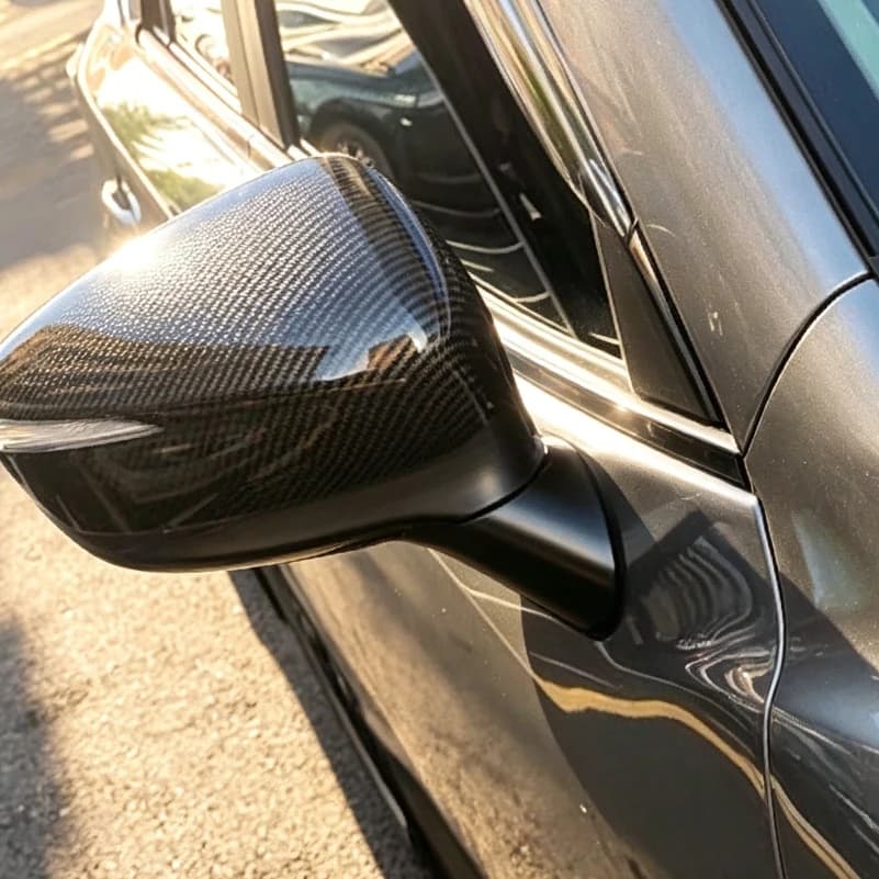 For Mazda CX-5 CX5 Rearview Mirror Cover Cap Trim Replacement Car Accessory for 2015 2016 Models Auto Rear View Mirror Cover Cap