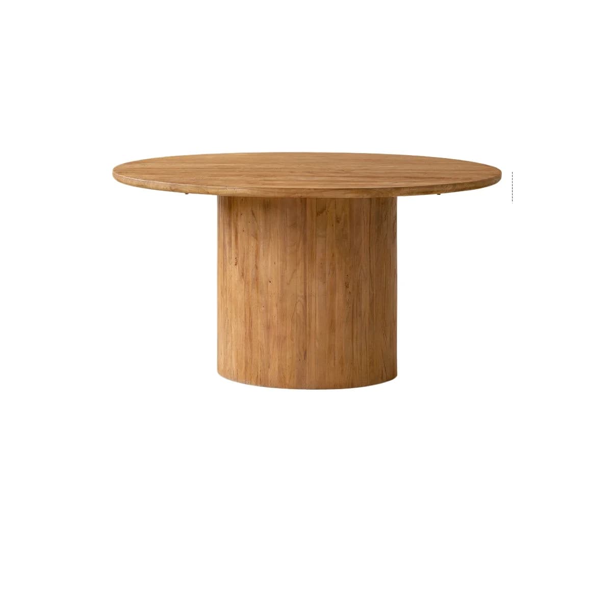 LMM Solid Wood Dining Table Modern Simple Restaurant Large Round Table Premium Log Home
