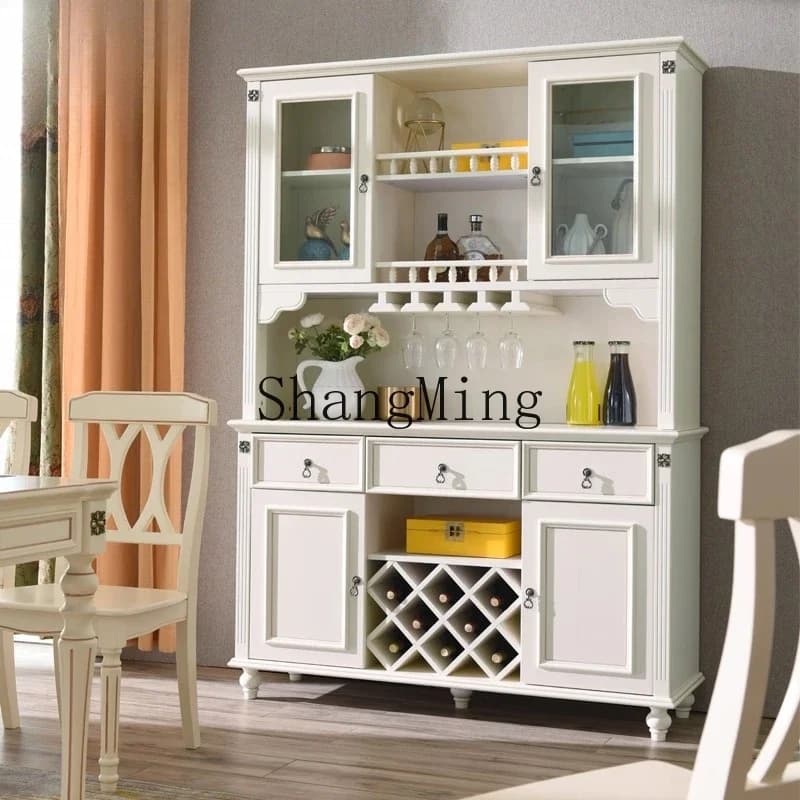 CL Simple Kitchen Locker Restaurant Microwave Cupboard Tea Wine Cabinet