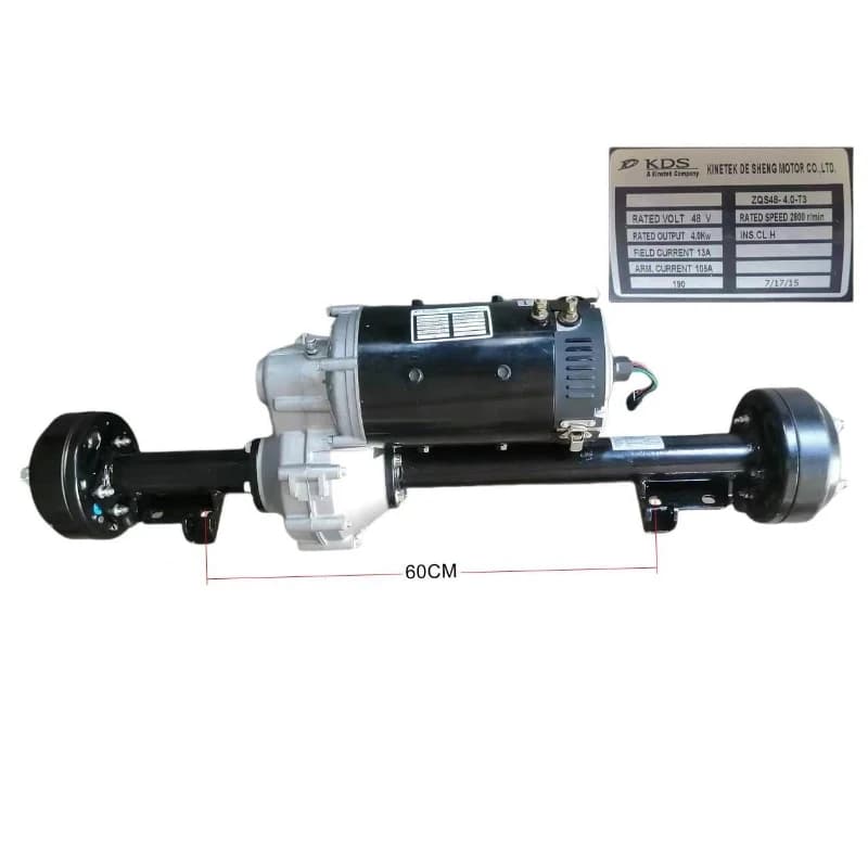 48V 4KW golf cart motor rear axle assembly