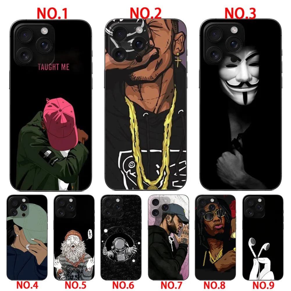 Cool boy phone case  for iPhone 15 Pro 15 Pro Max 16 16 Plus 16 Pro 16 Pro Max