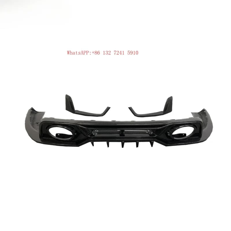 Dry Carbon Fiber Rear Diffuser Fiber Rear Lip Rear Bumper